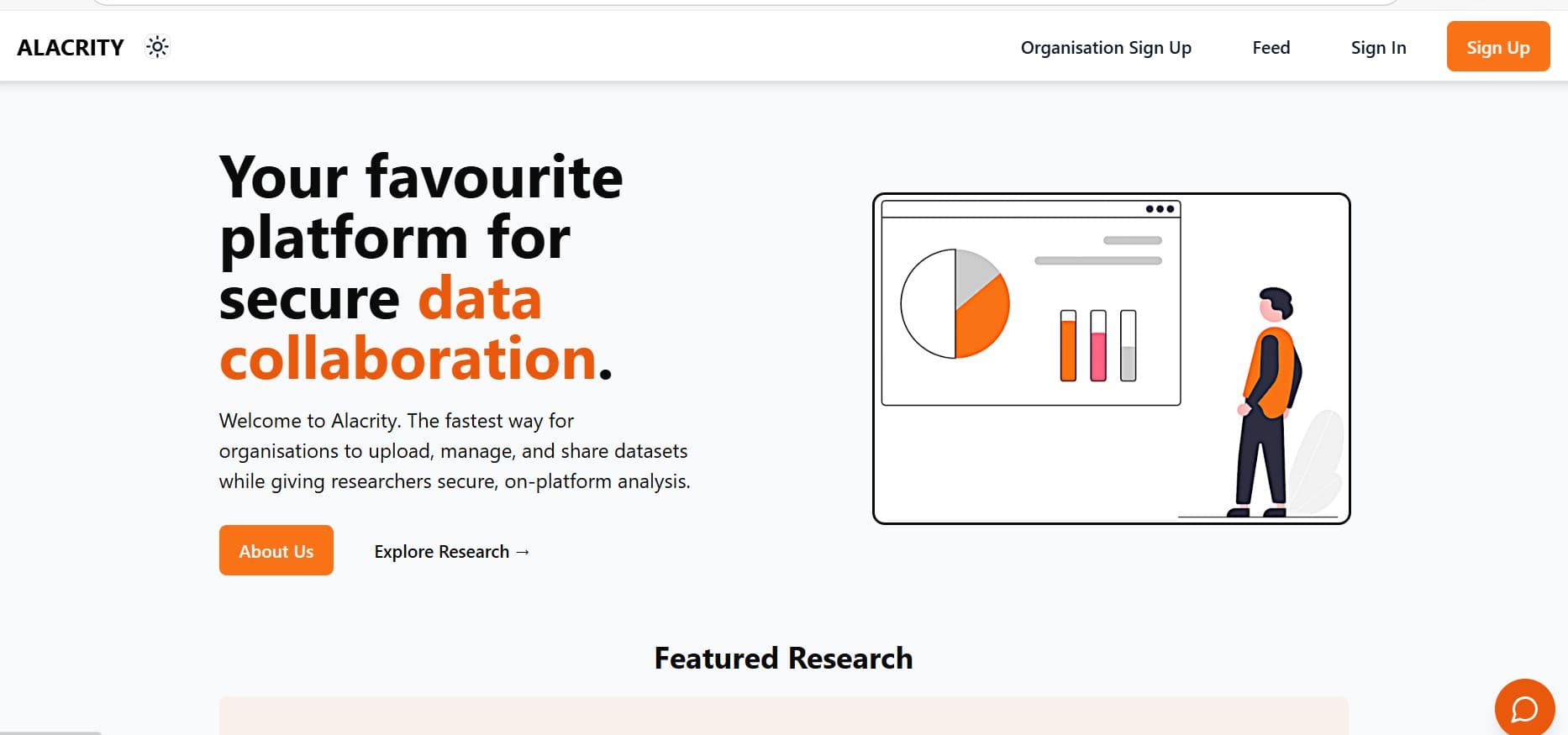 Alacrity healthcare data sharing platform